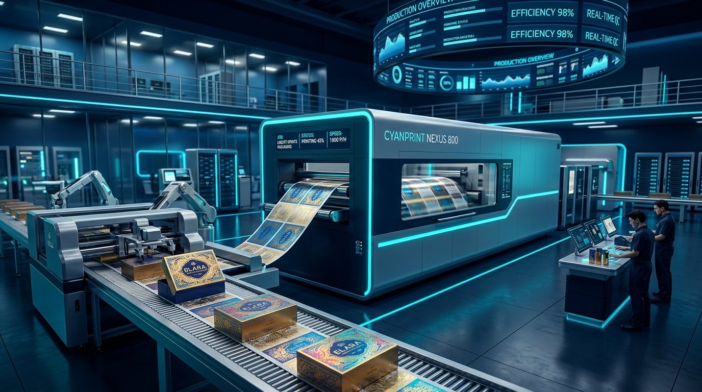 High-end industrial digital printing and luxury packaging production in UAE